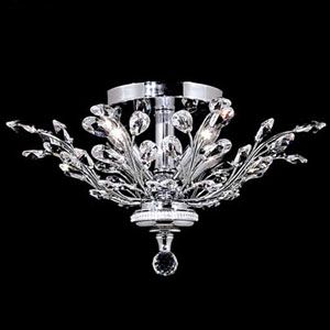 Florale Small Semi-Flush Chandelier by James R. Moder - Starlight Lighting USA and Canada